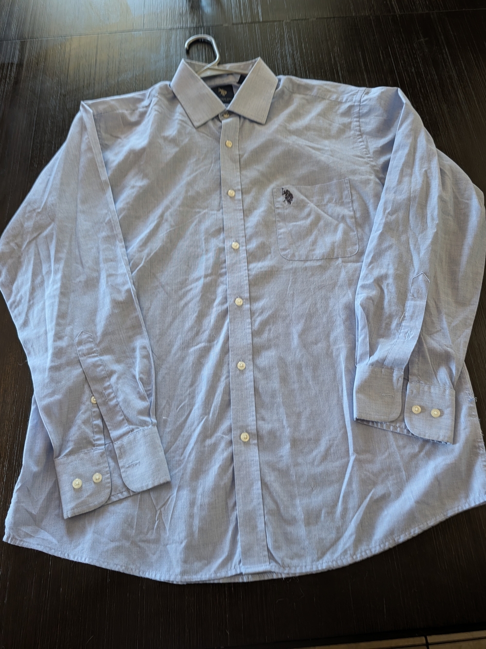 U.S. Polo Assn. Light Blue Long-Sleeve Dress Shirt